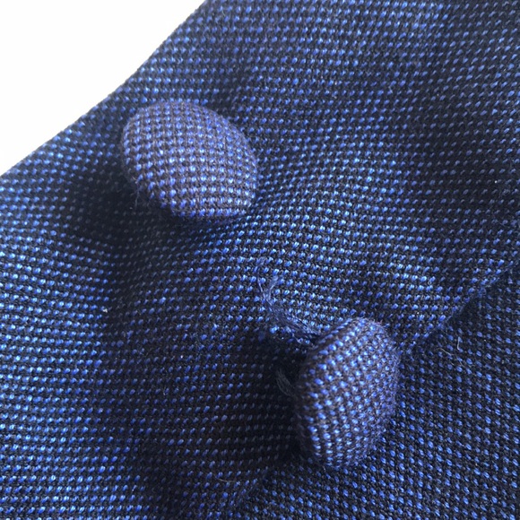 George Me by Mark Eisen crop Capri Navy color pant - Picture 9 of 10